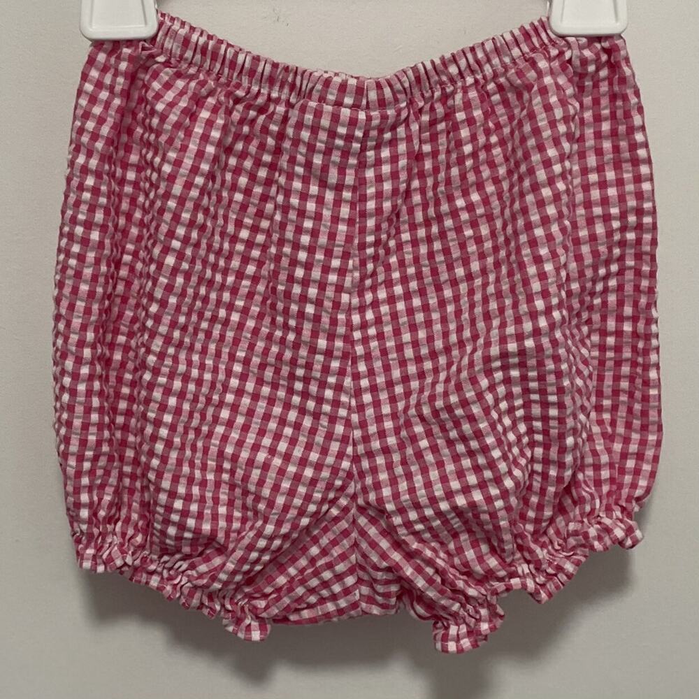 Youngland Seersucker Gingham Ladybug dress and bubble bottoms Size 12M - Picture 10 of 10